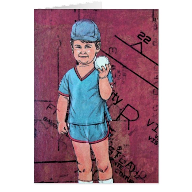 Baseball-Mixed-Medien (Vorne)