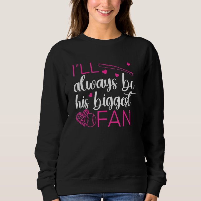 Baseball Mom Baseball Player Baseball Mother 8 Sweatshirt (Vorderseite)