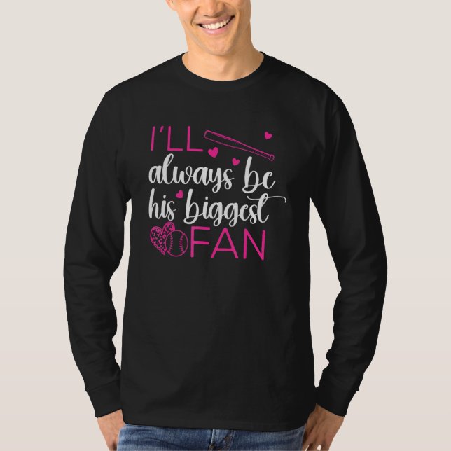 Baseball Mom Baseball Player Baseball Mother 8 T-Shirt (Vorderseite)