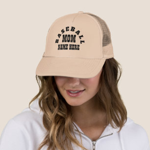 BASEBALL MOM BEARBEITBARER LKW-FÜHRERHUT TRUCKERKAPPE