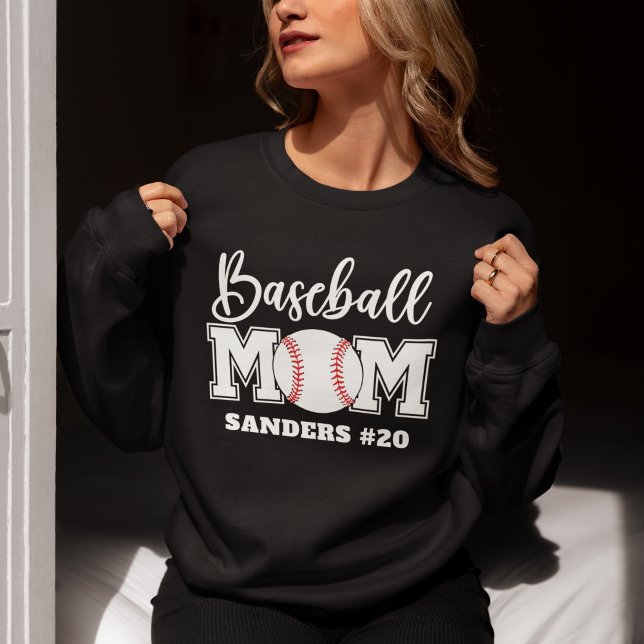 Baseball Mom Fun Gift for Mom Sweatshirt (Von Creator hochgeladen)
