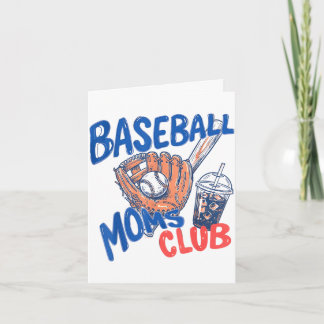 Baseball moms club iced coffee &amp; glove sports karte