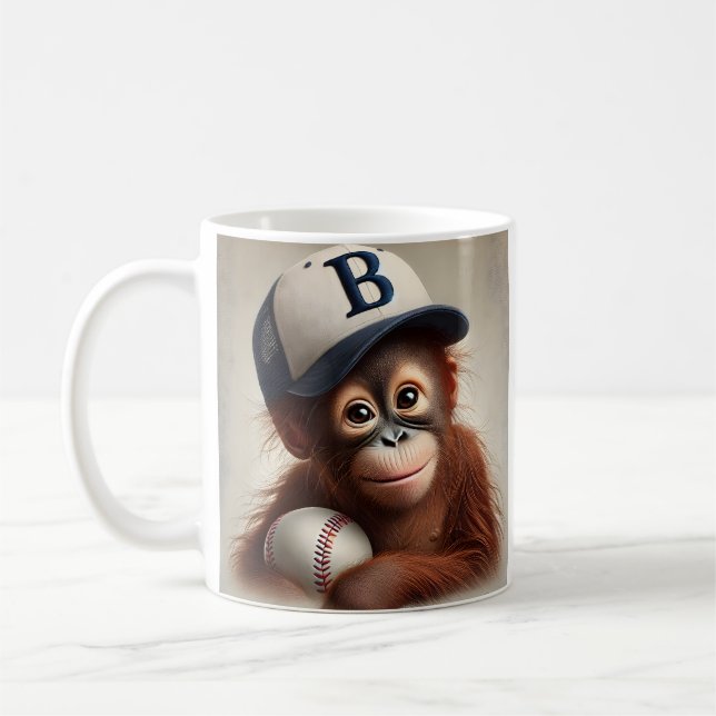 Baseball Monkey Kaffeetasse (Links)