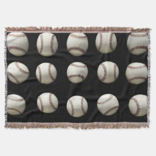 Baseball-Muster Decke