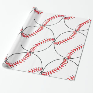 Baseball-Muster-Packpapier Geschenkpapier