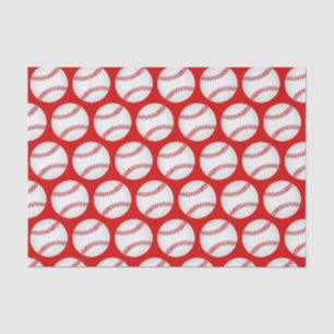 Baseball-Muster Seidenpapier
