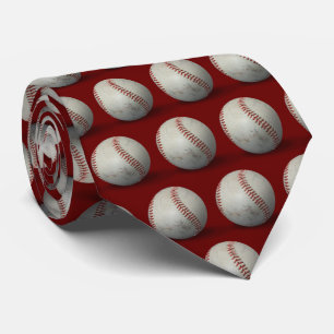 Baseball-Muster   Sportgeschenk Neck Tie Krawatte