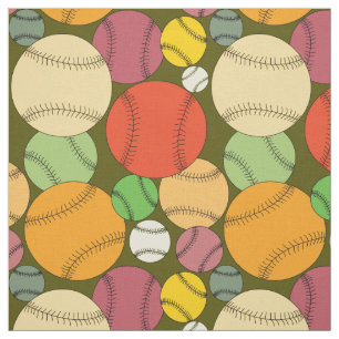 Baseball-Muster Stoff