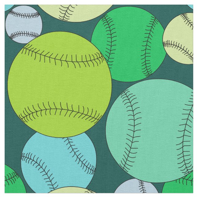 Baseball-Muster Stoff (Nahaufnahme)