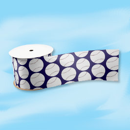 Baseball-Muster | Wähle deine Teamfarbe Band Satinband