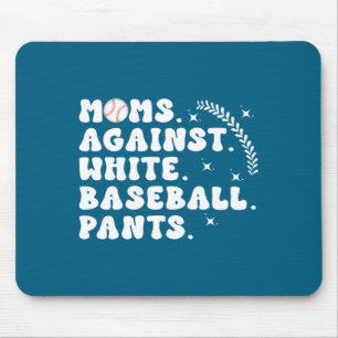 Baseball-Mütter Baseball-Spieltag-Kunstwerk Mousepad