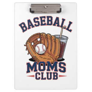 Baseball Mütter Club Muttertag Klemmbrett