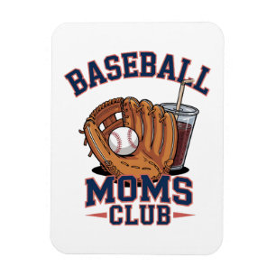 Baseball Mütter Club Muttertag Magnet