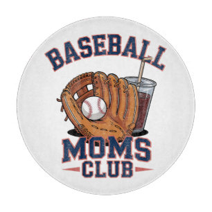 Baseball Mütter Club Muttertag Schneidebrett