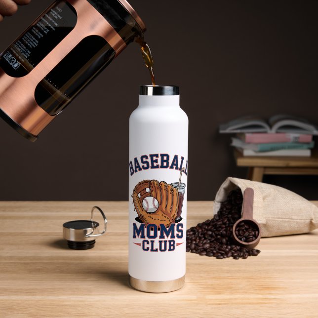 Baseball Mütter Club Muttertag Trinkflasche (Kaffee (gedreht))