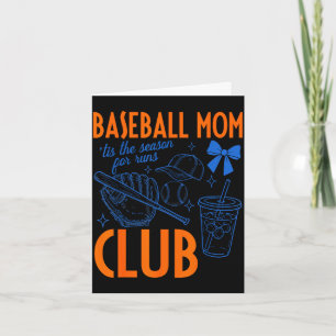 Baseball-Mutter-Club tis die Saison für Runs lusti Karte