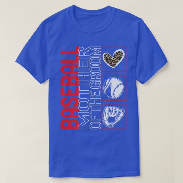 Baseball Mutter des Game Day Leopard hören T-Shirt (Design vorne)