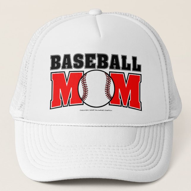 Baseball-Mutter-Mütze Truckerkappe (Vorderseite)