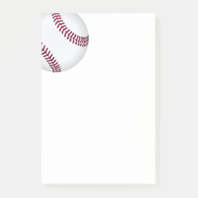 Baseball nach den Notizen (Vorderseite)