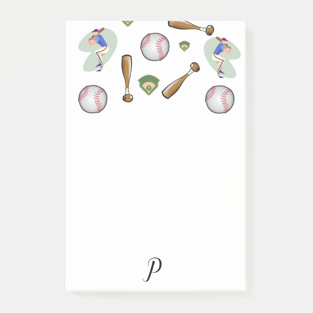 Baseball nach der Veröffentlichung Post-it Klebezettel (Vorderseite)