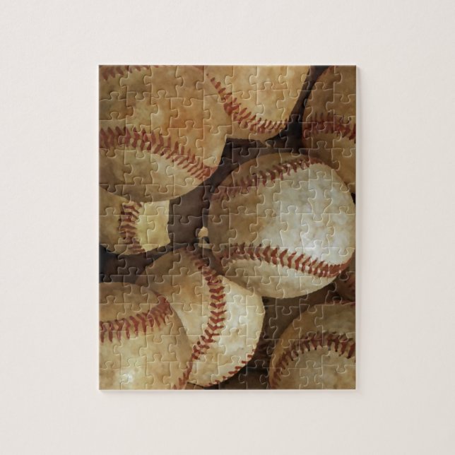 Baseball Nah-up Foto - Sportart Puzzle (Vertikal)