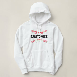 Baseball-Naht-benutzerdefinierten Baseball-Teamnam Hoodie
