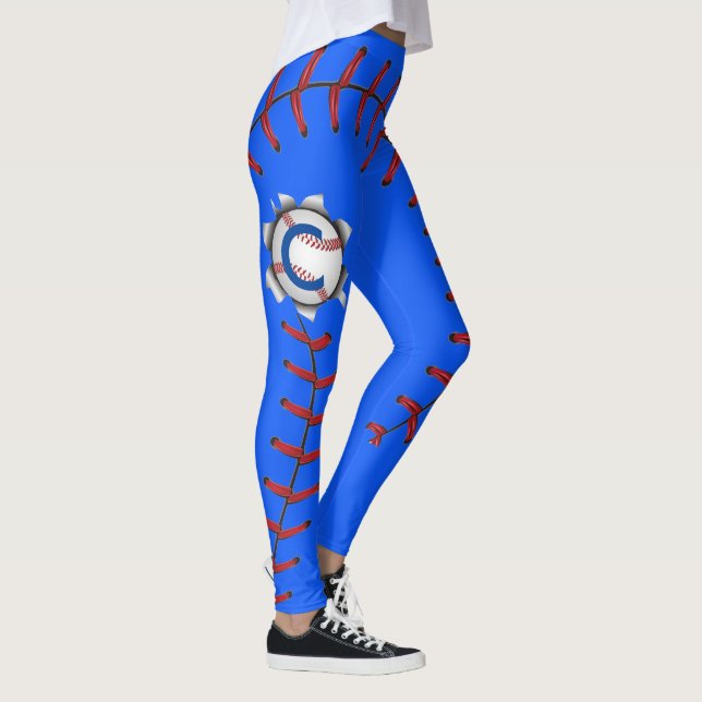 Baseball näht Jahreszeit Leggings (Rechts)