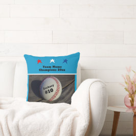 Baseball-Namen des Jugendteams Kissen