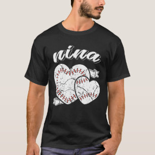 Baseball Nani Heart Ball Cool Baseball Grand T-Shirt