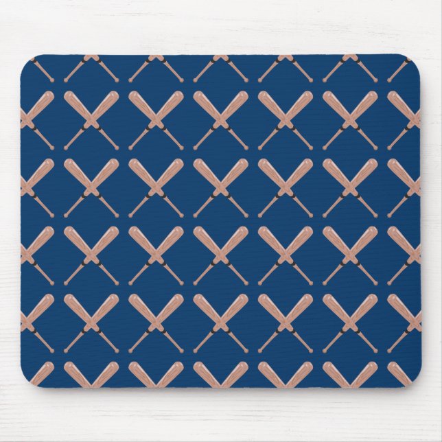 Baseball-Navy Mousepad (Vorne)