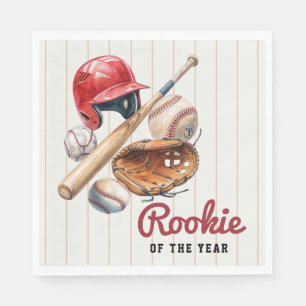 Baseball-Neuling Geburtstag Serviette
