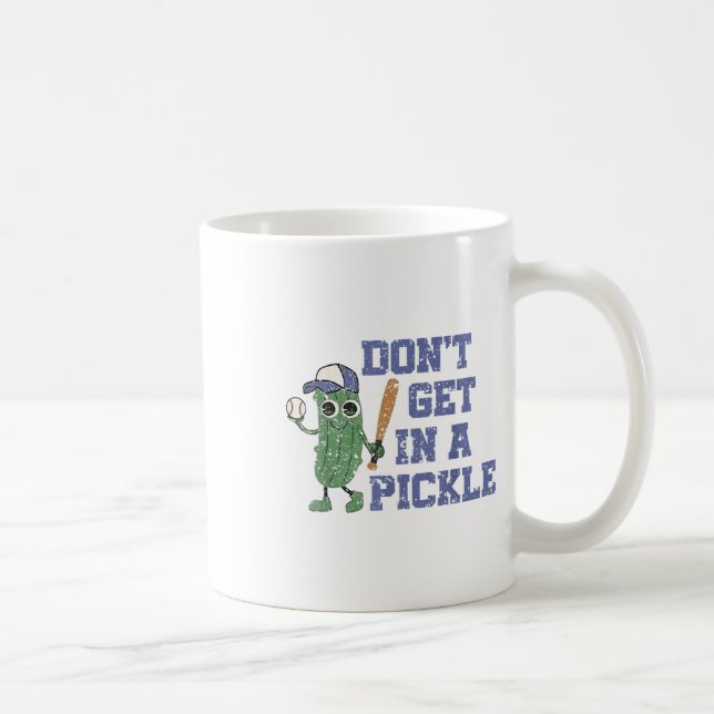 Baseball nicht in eine Klappe kommen Kaffeetasse (Rechts)