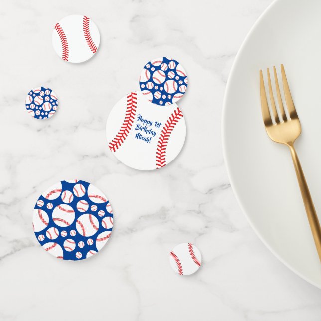 Baseball Niedlich Sports 1. Geburtstag Party Konfetti (Gruppe)