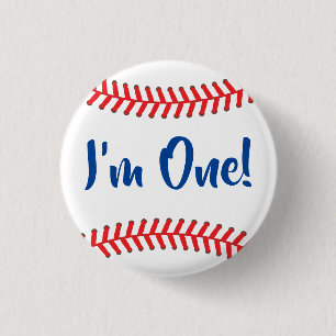 Baseball Niedlich Sports Kinderparty Button