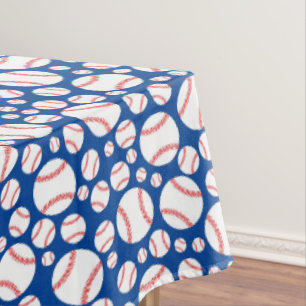 Baseball-niedlicher Sport-1. Geburtstags-Party Tischdecke