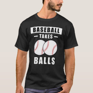 Baseball nimmt Bälle - Lustig T-Shirt