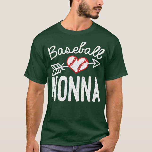 Baseball Nonna Grandma T-Shirt (Vorderseite)