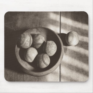 Baseball Nostalgie - Baseballs Mousepad