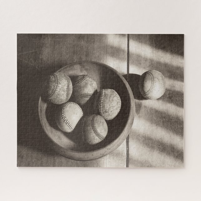 Baseball Nostalgie - Baseballs Puzzle (Horizontal)
