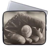 Baseball Nostalgie - Mitt und Baseball