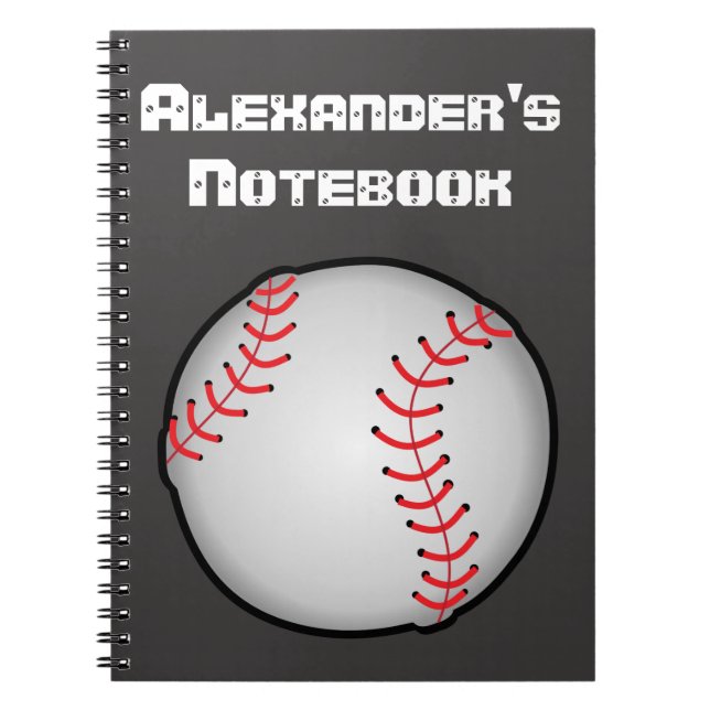 Baseball Notizblock (Vorderseite)