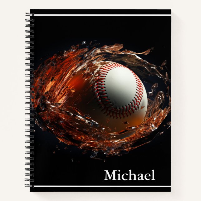 Baseball Notizbuch (Vorderseite)