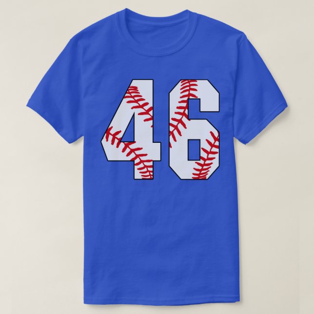 Baseball Number Baseball Jersey Favorit Player B T-Shirt (Design vorne)