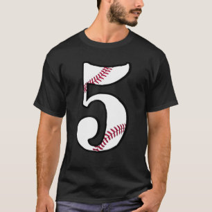 Baseball Nummer 5 Fünf Trikot Fan 5. Geburtstag Vi T-Shirt