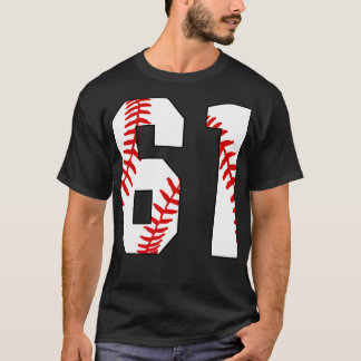 Baseball-Nummer 61 61 Baseball Jersey Favorite Pl T-Shirt