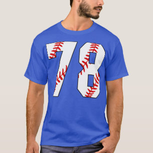 Baseball Nummer 78 78 Baseball Trikot Lieblings Pl T-Shirt