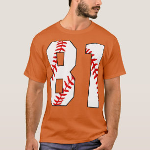 Baseball-Nummer 81 81 Baseball Jersey Favorite Pl T-Shirt