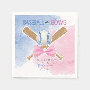 Baseball oder Bogen Papier Napkins Serviette
