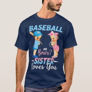 Baseball oder Bows Schwänze Lieben, die Sie Baby G T-Shirt