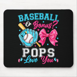 Baseball Oder Schleifen - Dein Papa Liebt Dich Ges Mousepad